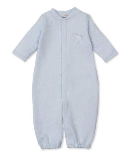 Riding Rockers Jacquard Converter Gown: Light Blue