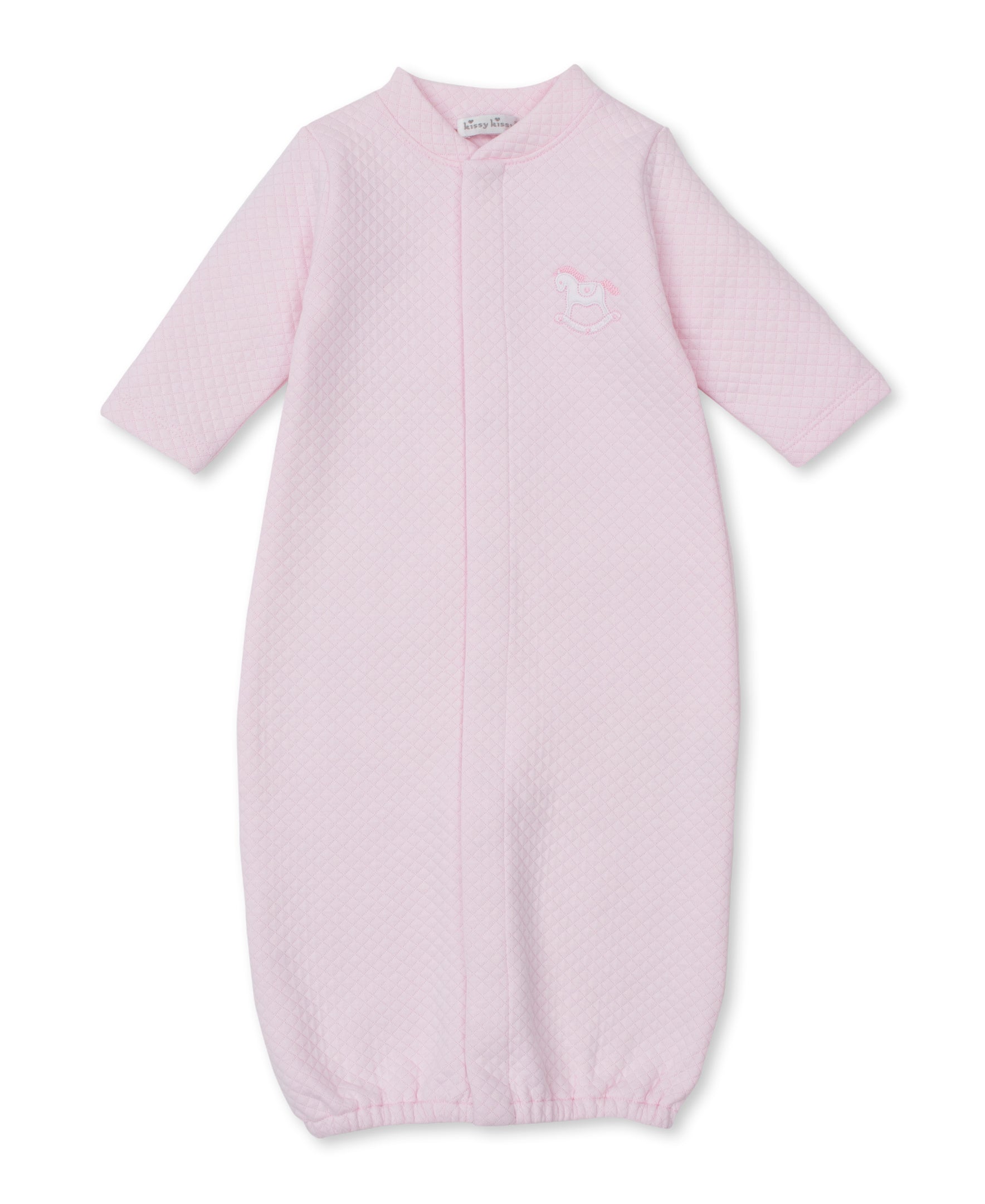 Riding Rockers Jacquard Converter Gown: Light Pink