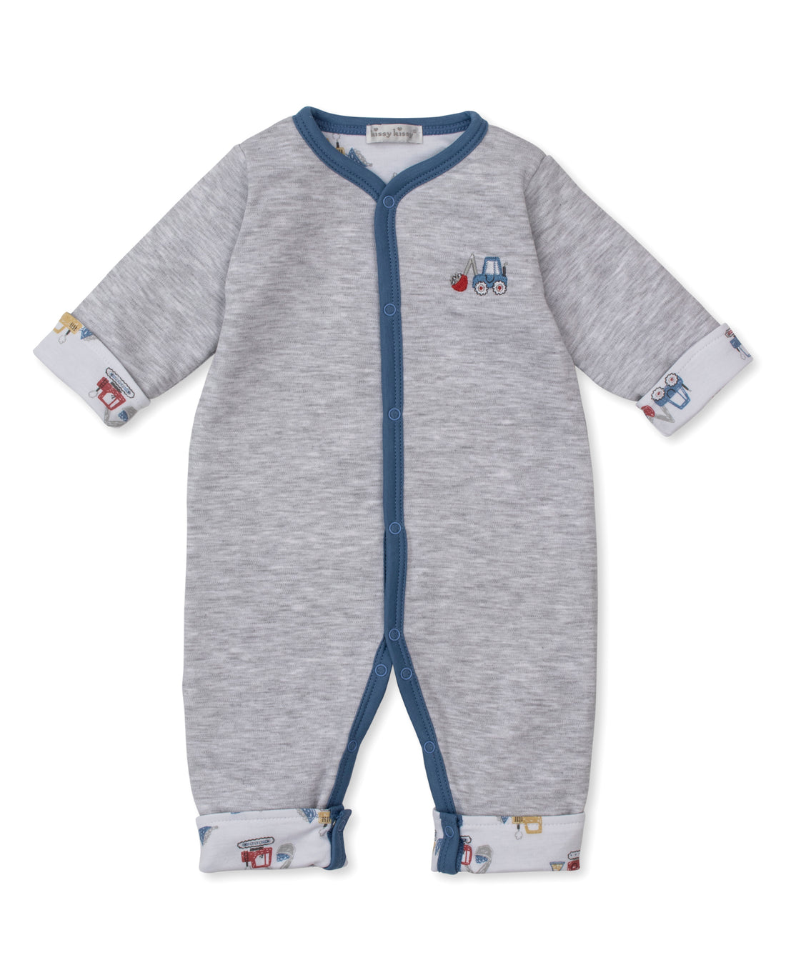 Construction Diggers Reversible Playsuit