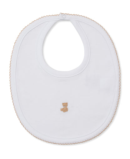 Teddy Bear Time Embroidered Bib
