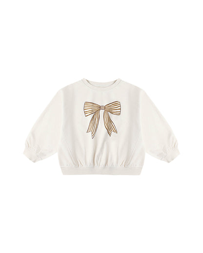 Oversized Sweatshirt: Bow