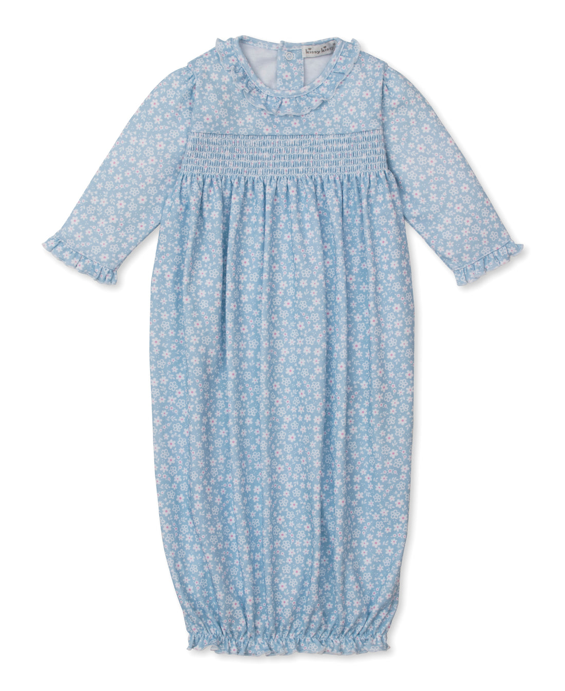 Fall in Bloom Smocked Ruffle Gown