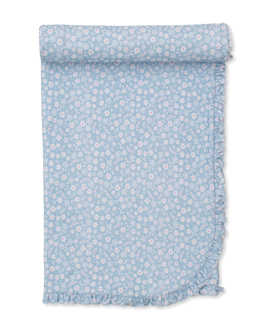 Fall in Bloom Ruffle Receiving Blanket