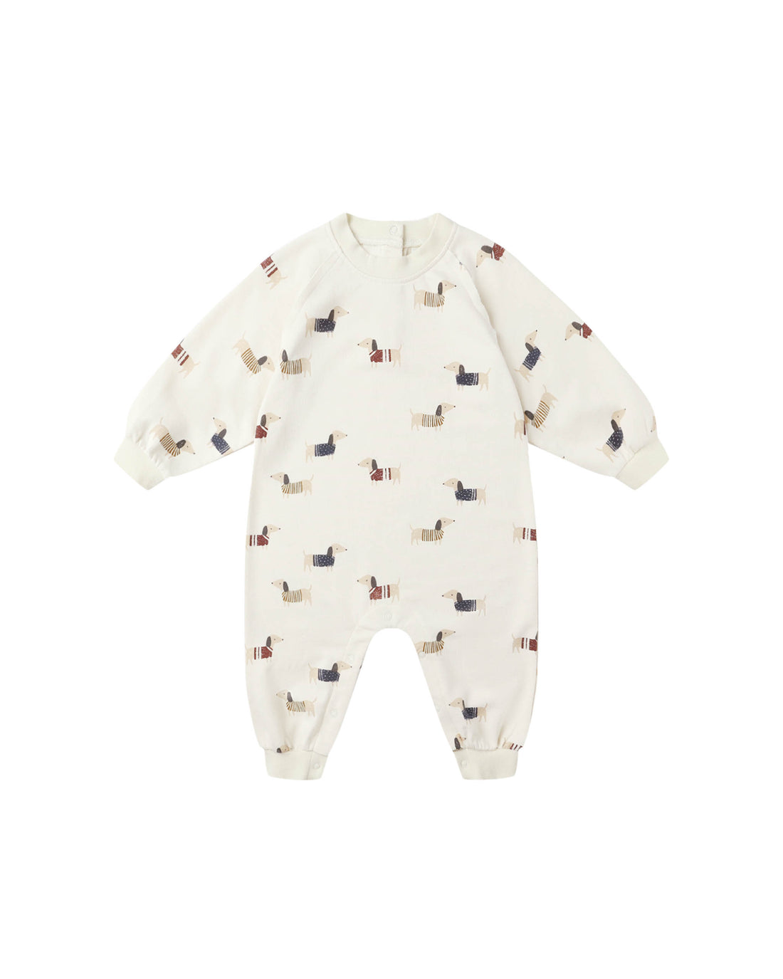 Raglan Jumpsuit: Dachshund