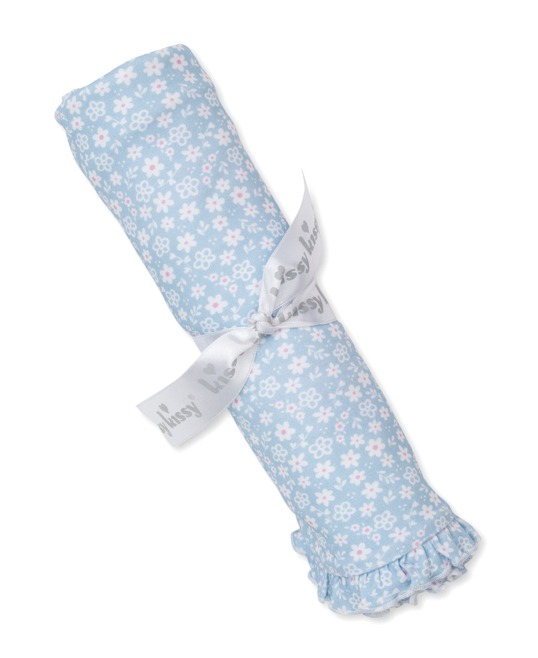 Fall in Bloom Ruffle Receiving Blanket