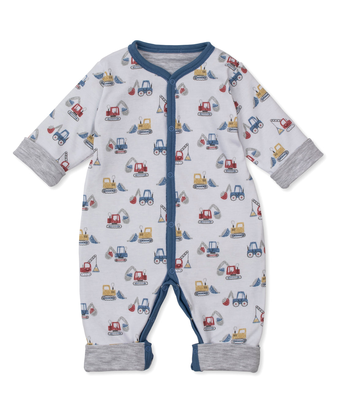 Construction Diggers Reversible Playsuit