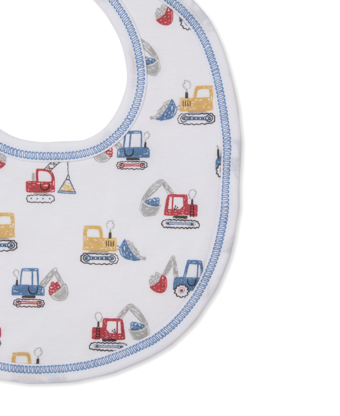 Construction Diggers Print Bib