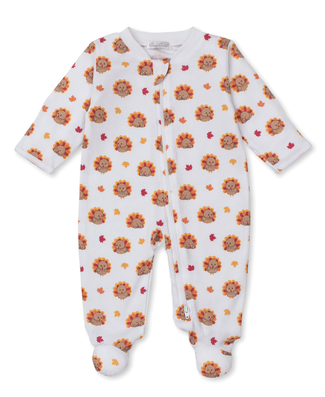 Turkey Time Zipper Footie