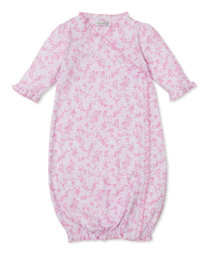 Old English Roses Ruffle Gown: Pink