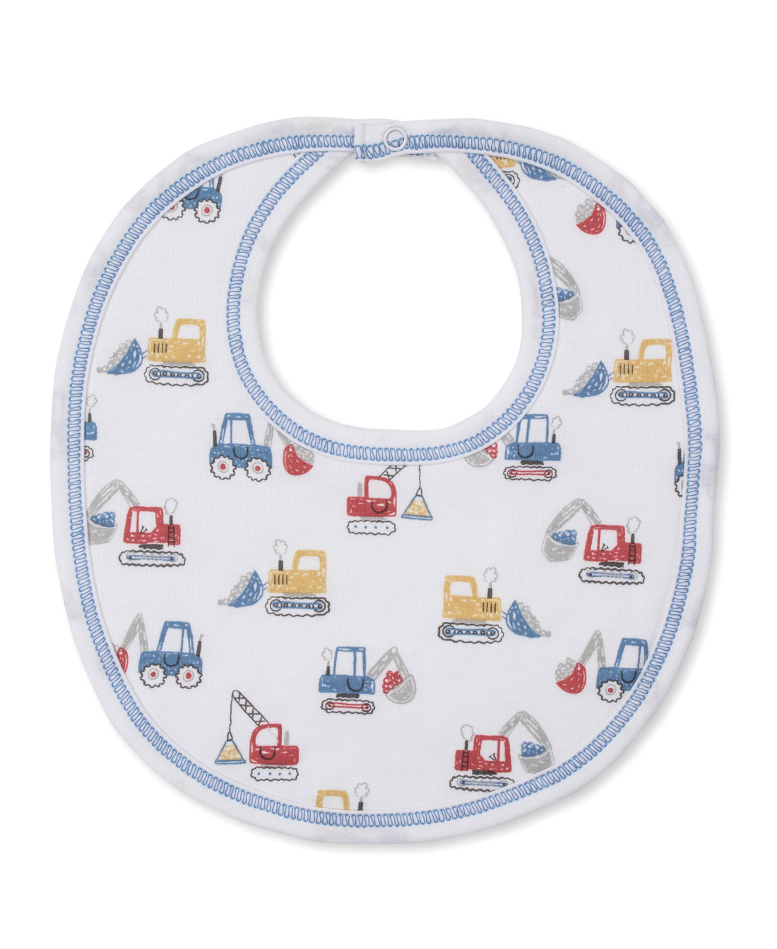 Construction Diggers Print Bib
