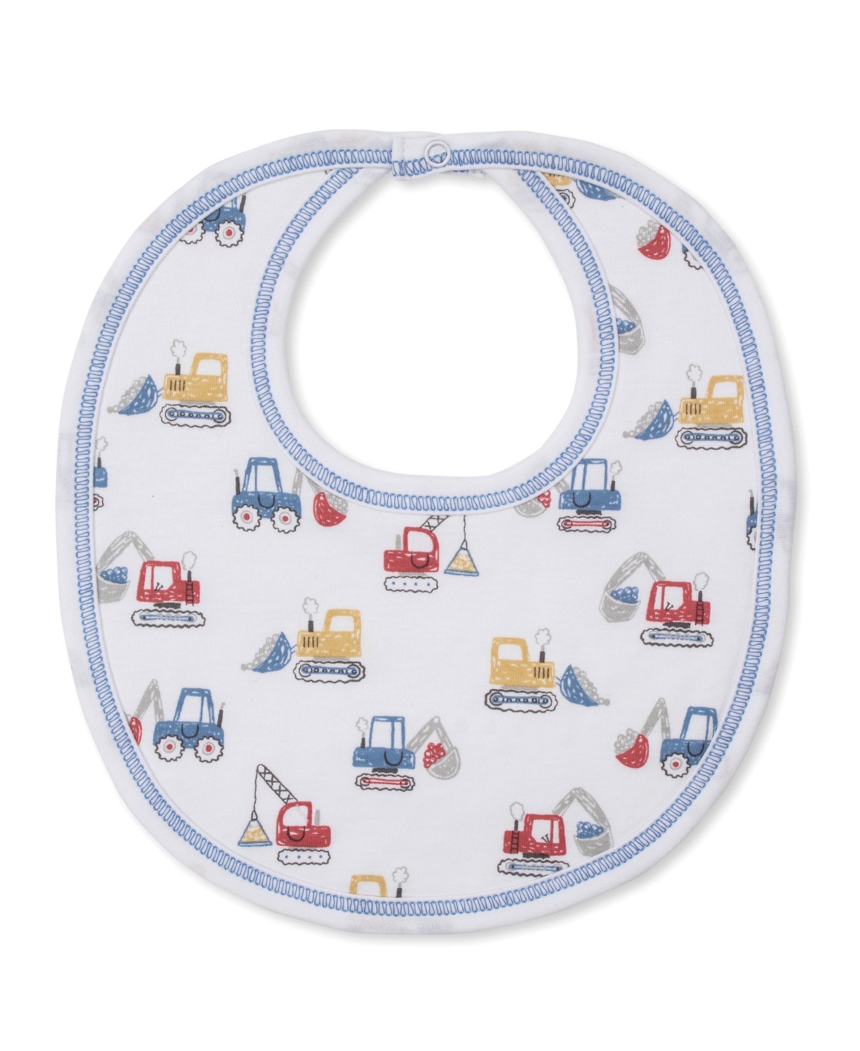 Construction Diggers Print Bib