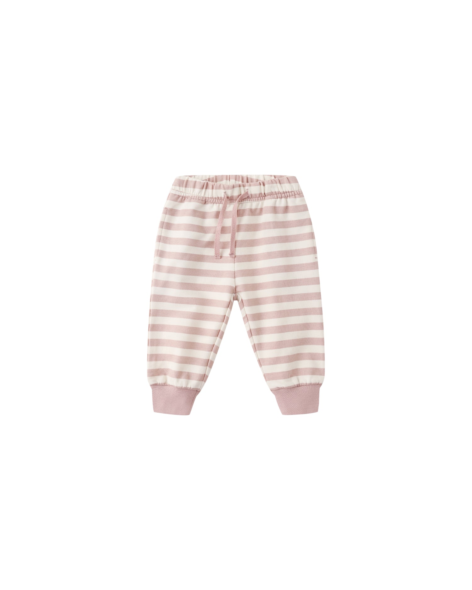 Relaxed Sweatpant: Pink Stripe