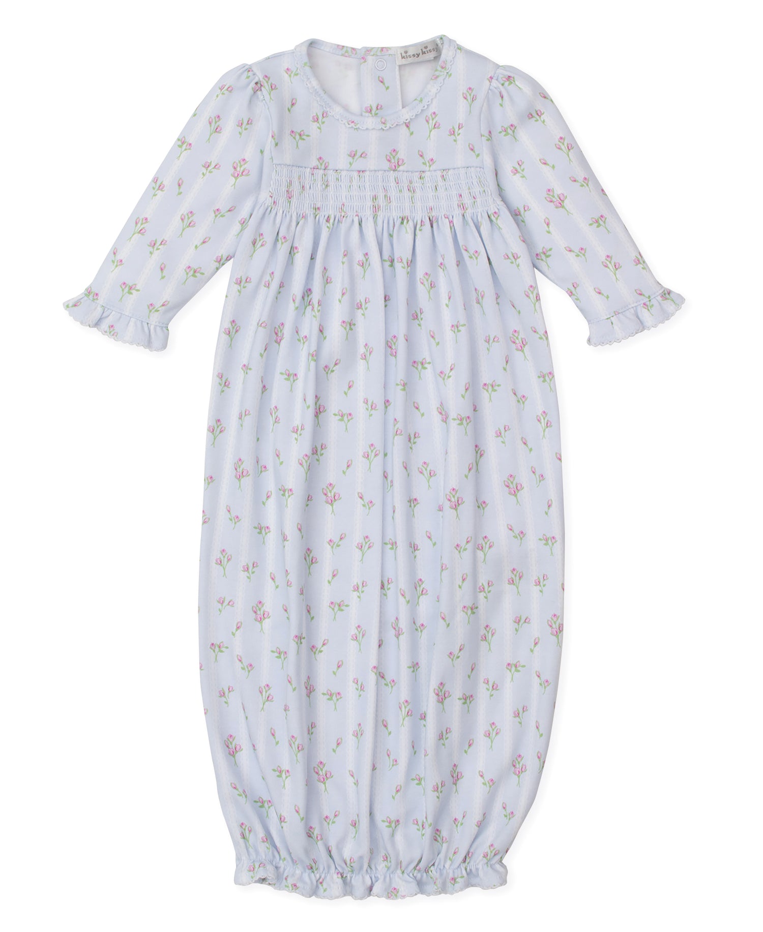 Ribbon Stripe Bouquets Smocked Sleep Sack