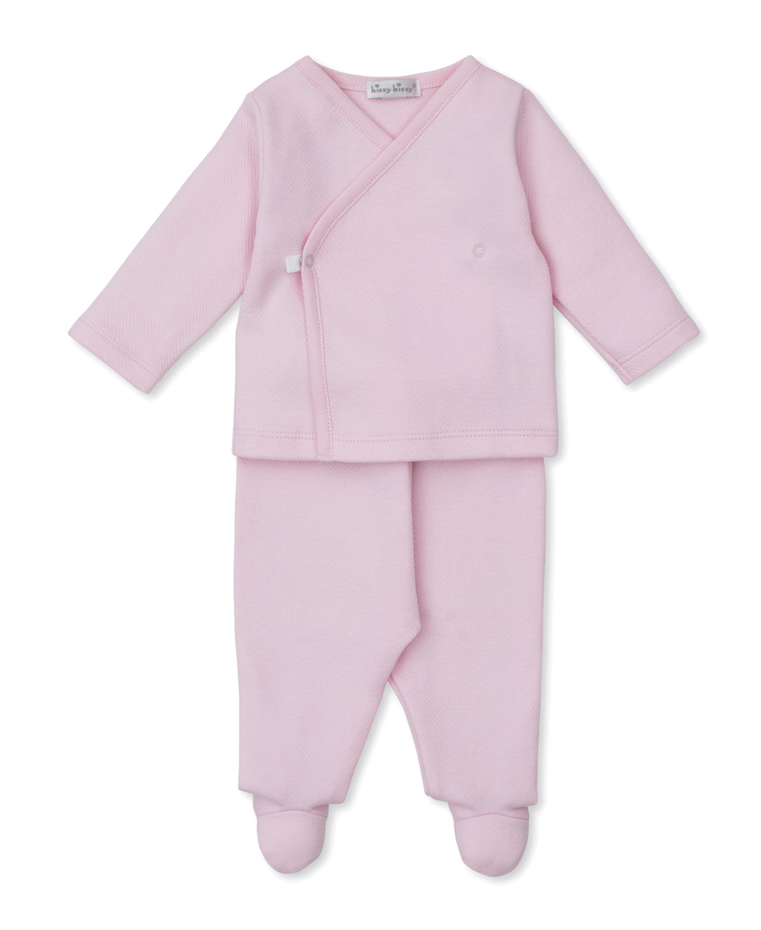 Sweet Homecoming Jacquard Footed Pant Set