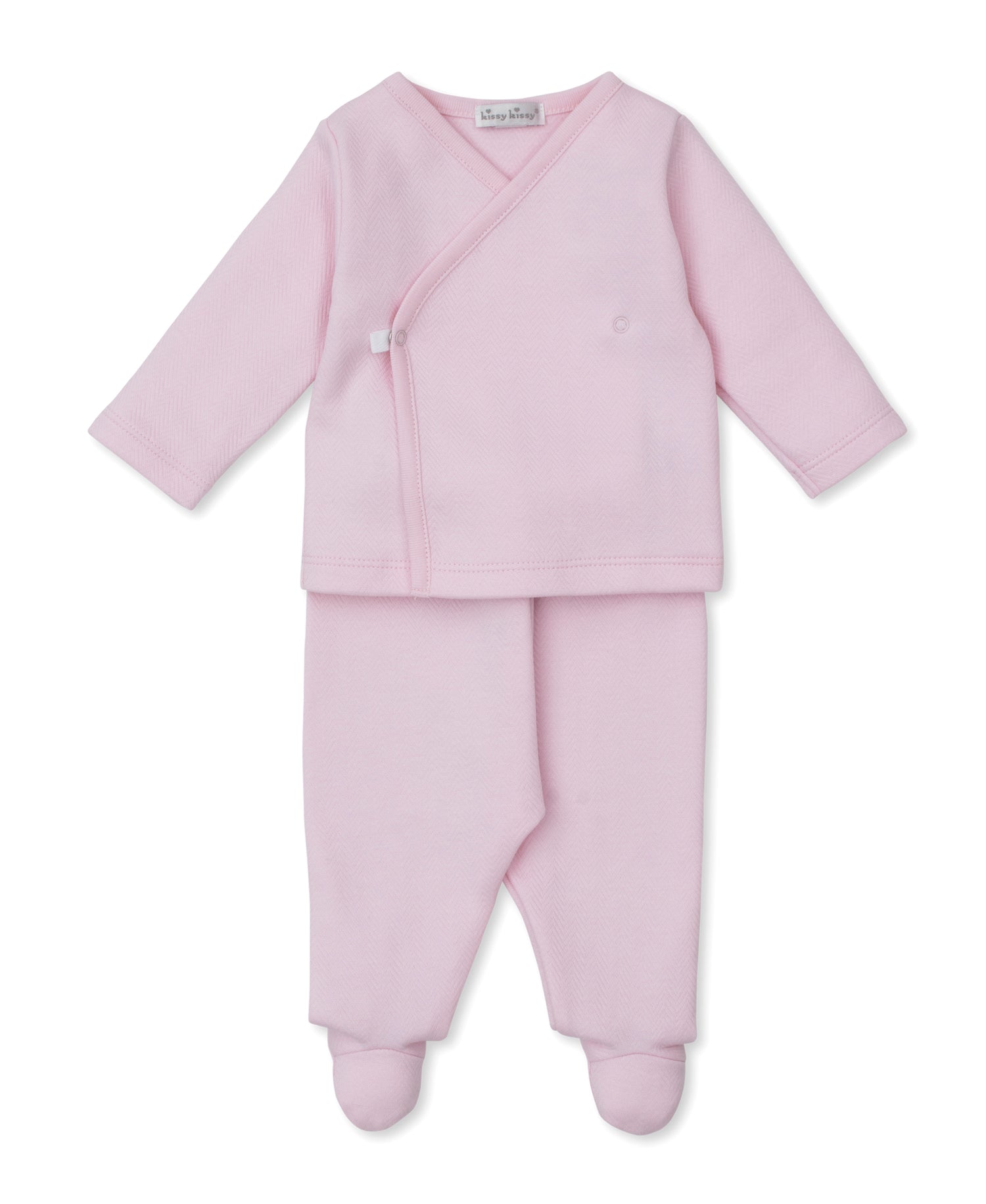 Sweet Homecoming Jacquard Footed Pant Set