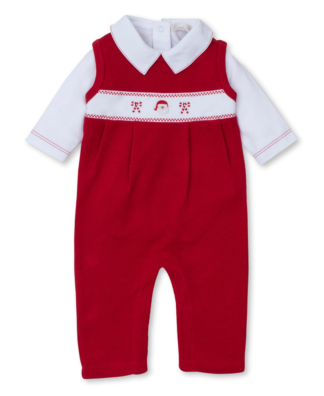 CLB Holiday Medley 2-Piece Overall Set with Hand Embroidery