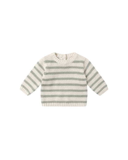 Rex Sweater: Fern Stripe