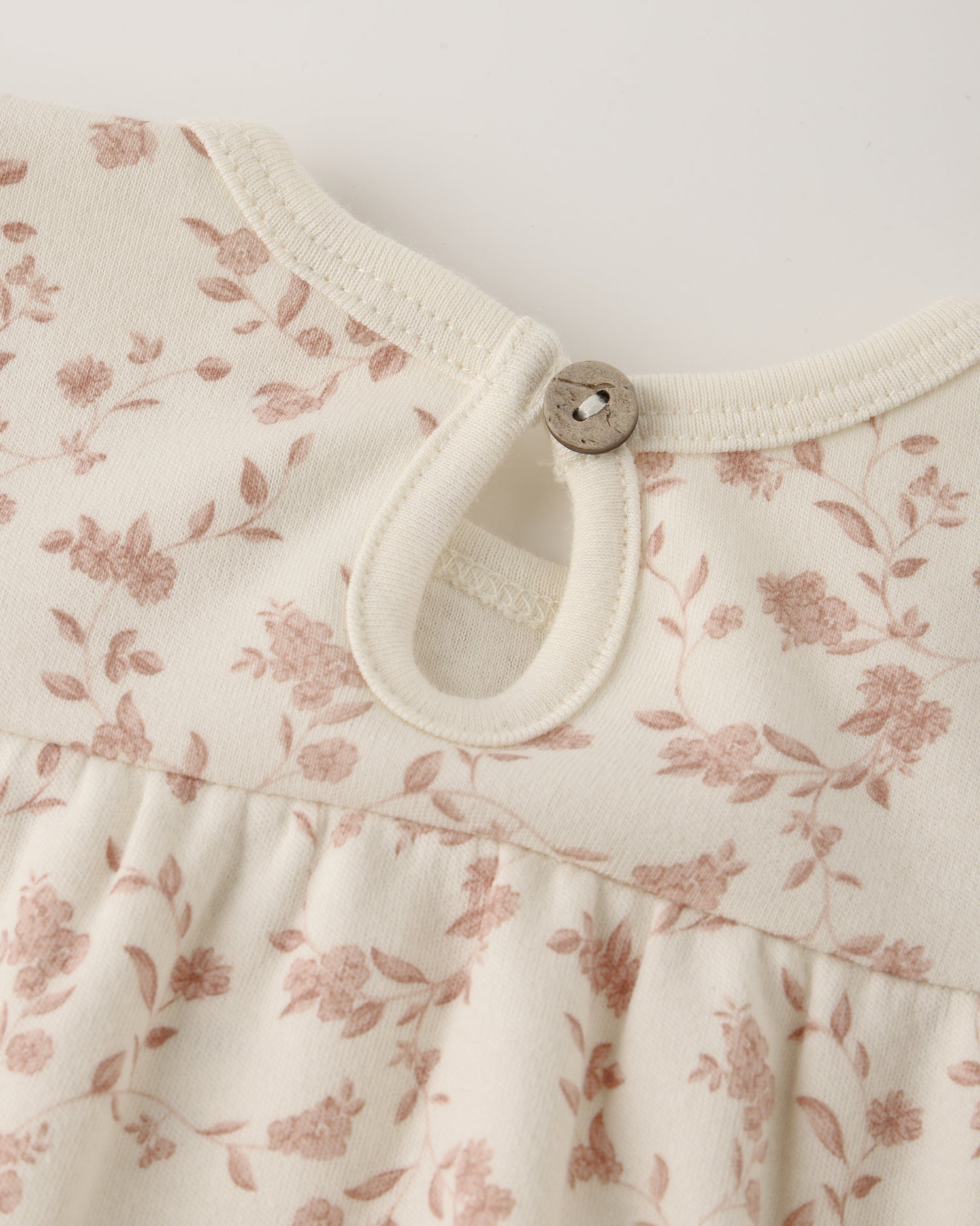 Tiered Jersey Dress: French Garden