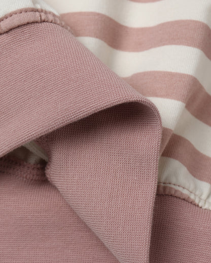 Relaxed Sweatpant: Pink Stripe