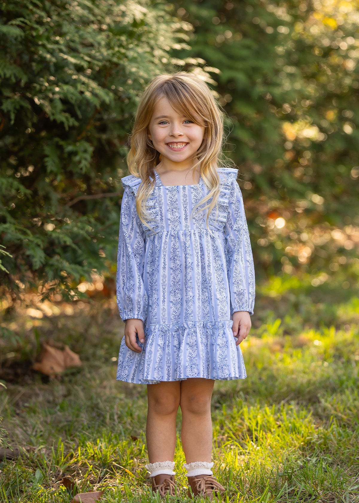Georgina Dress: Blue