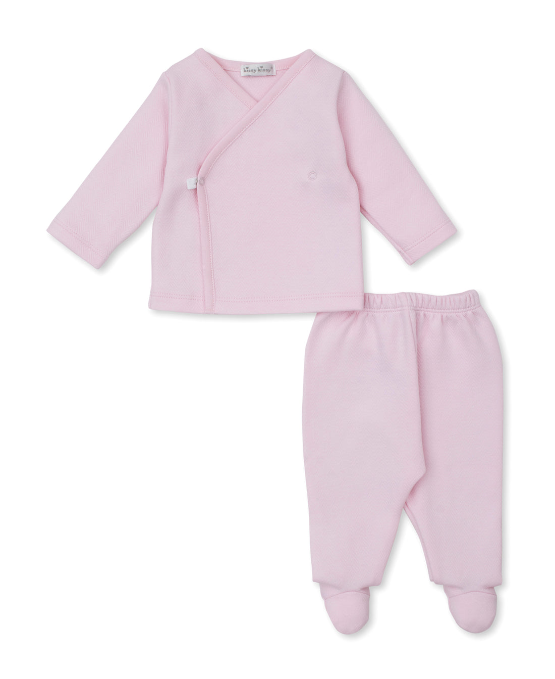 Sweet Homecoming Jacquard Footed Pant Set