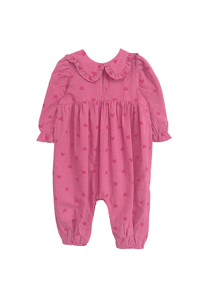 Perfect in Pink Romper: Hearts