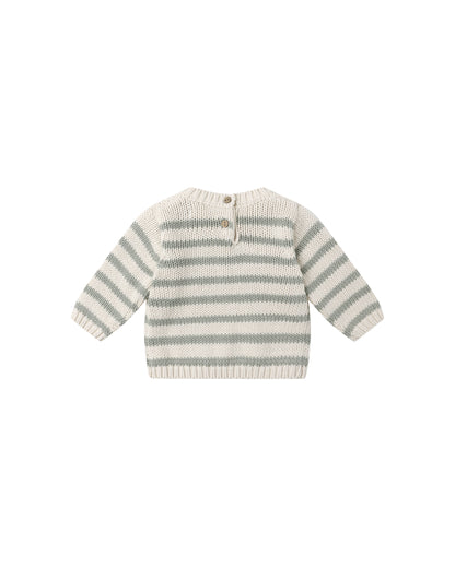 Rex Sweater: Fern Stripe