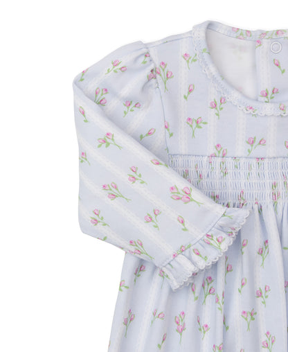 Ribbon Stripe Bouquets Smocked Sleep Sack