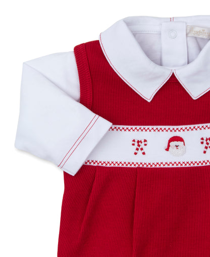 CLB Holiday Medley 2-Piece Overall Set with Hand Embroidery