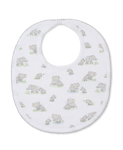 Elephant Esprit Print Bib