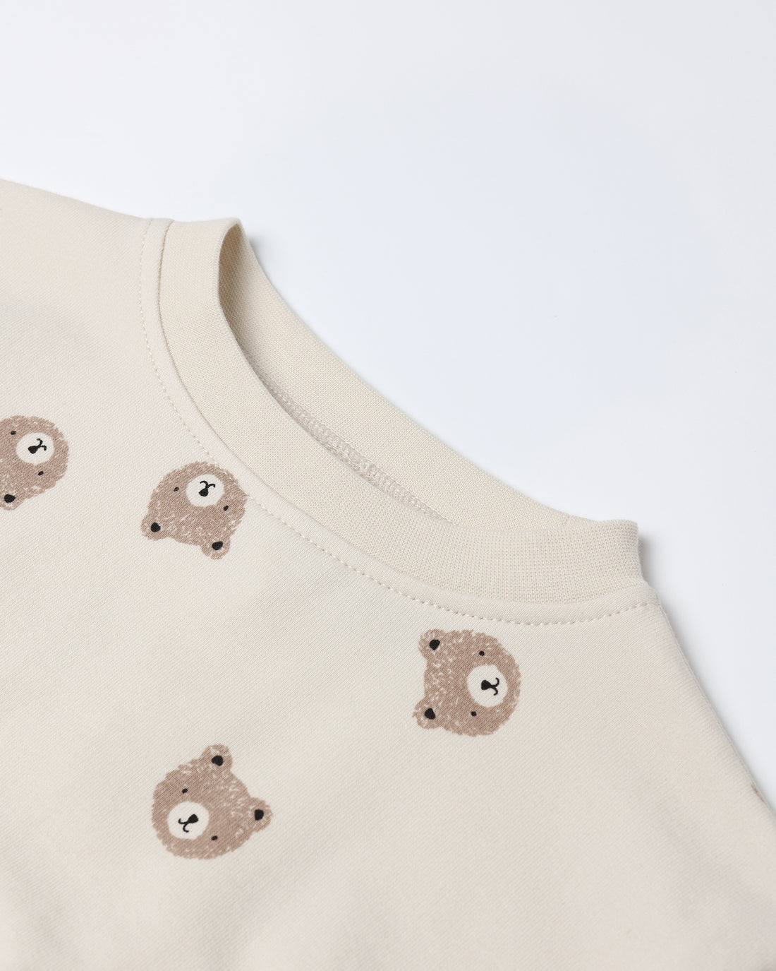 Relaxed Sweatshirt: Brown Bear