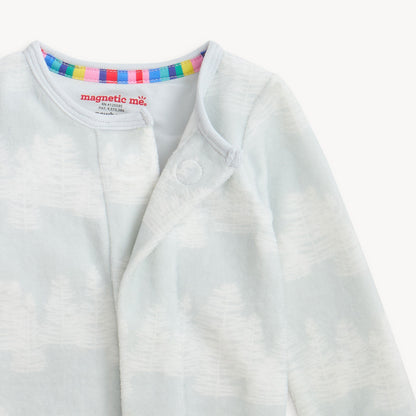 Birch Trees Velour Footie