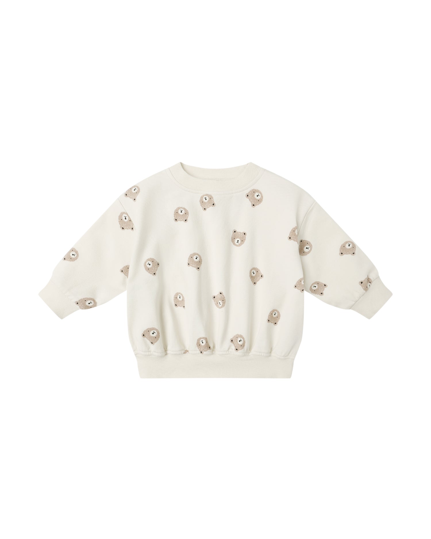 Relaxed Sweatshirt: Brown Bear