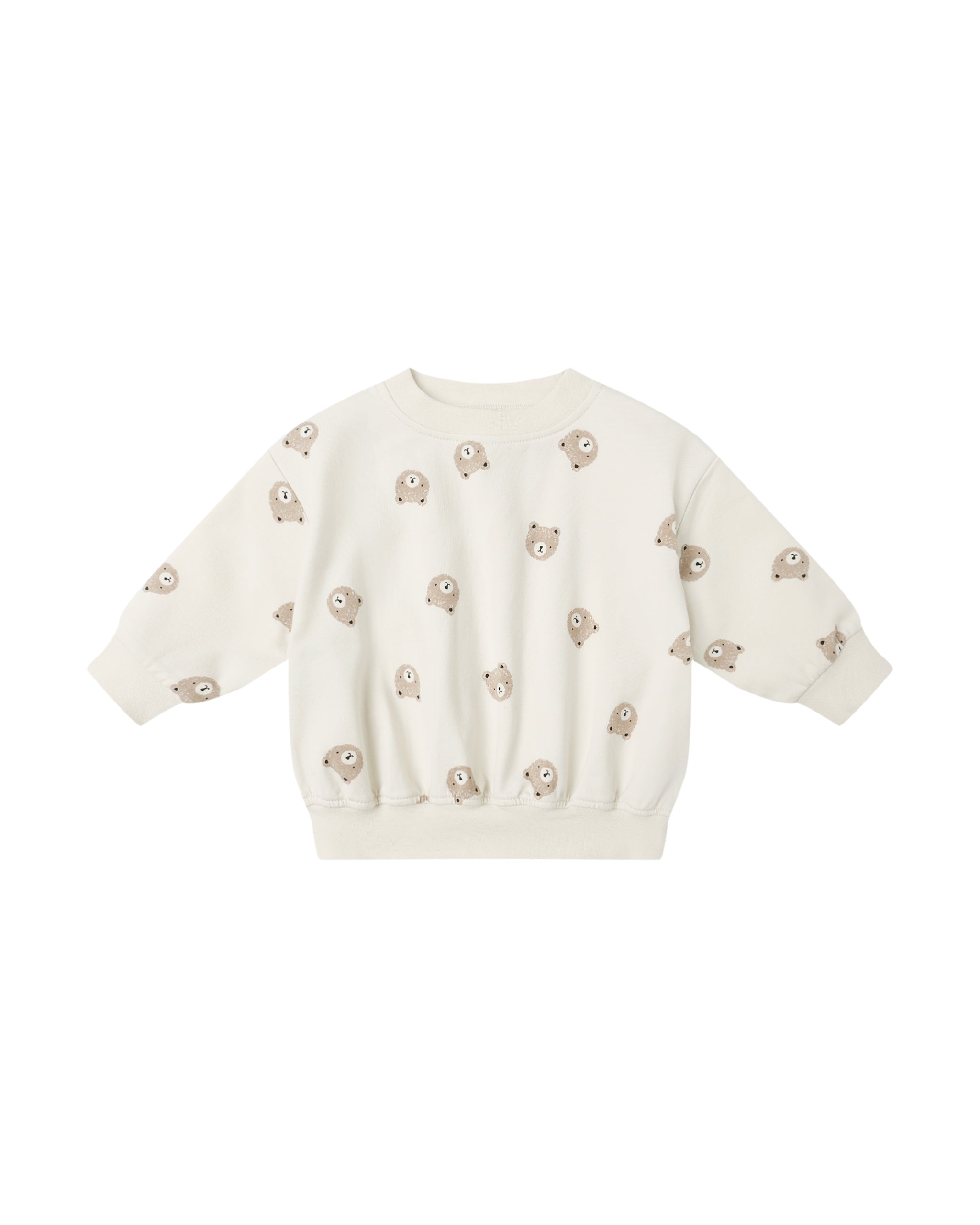 Relaxed Sweatshirt: Brown Bear