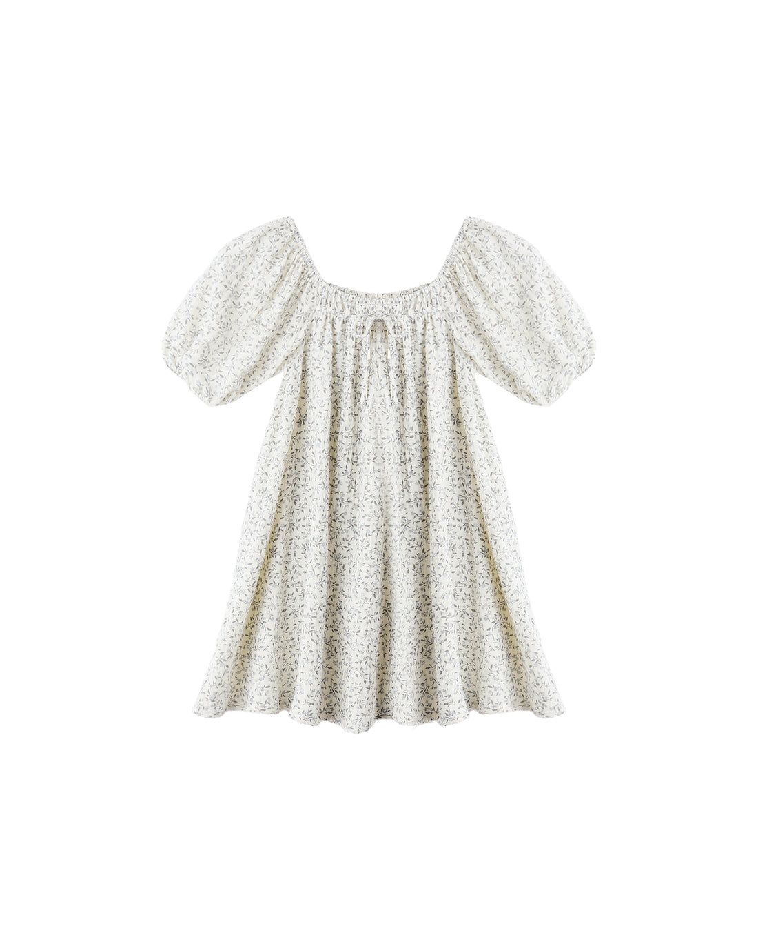 Sabrina Mini Dress: Blue Vines