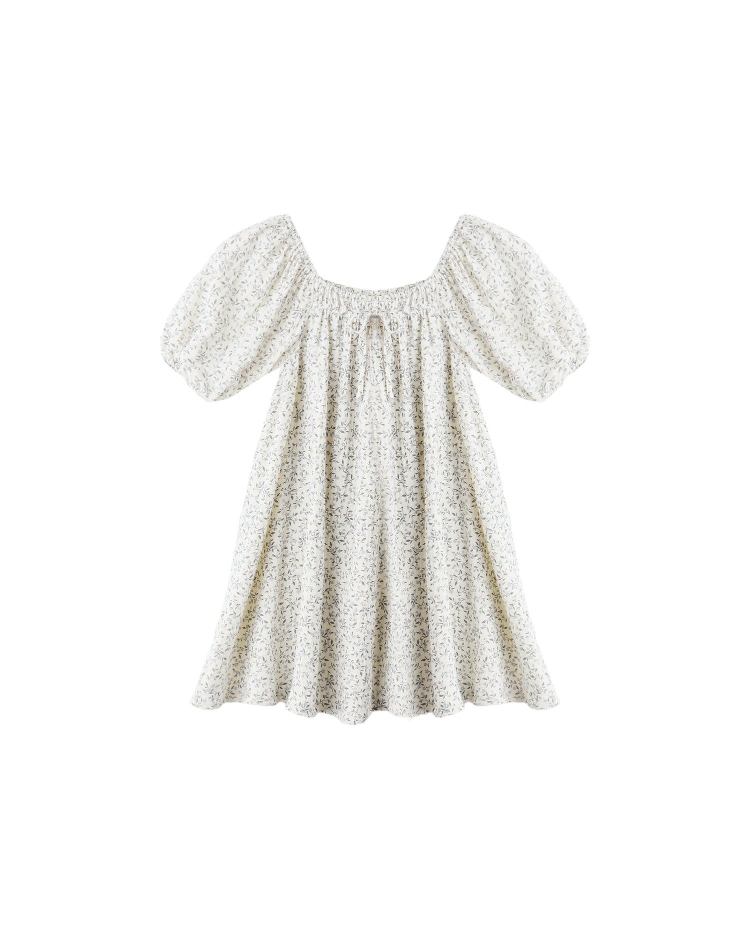 Sabrina Mini Dress: Blue Vines