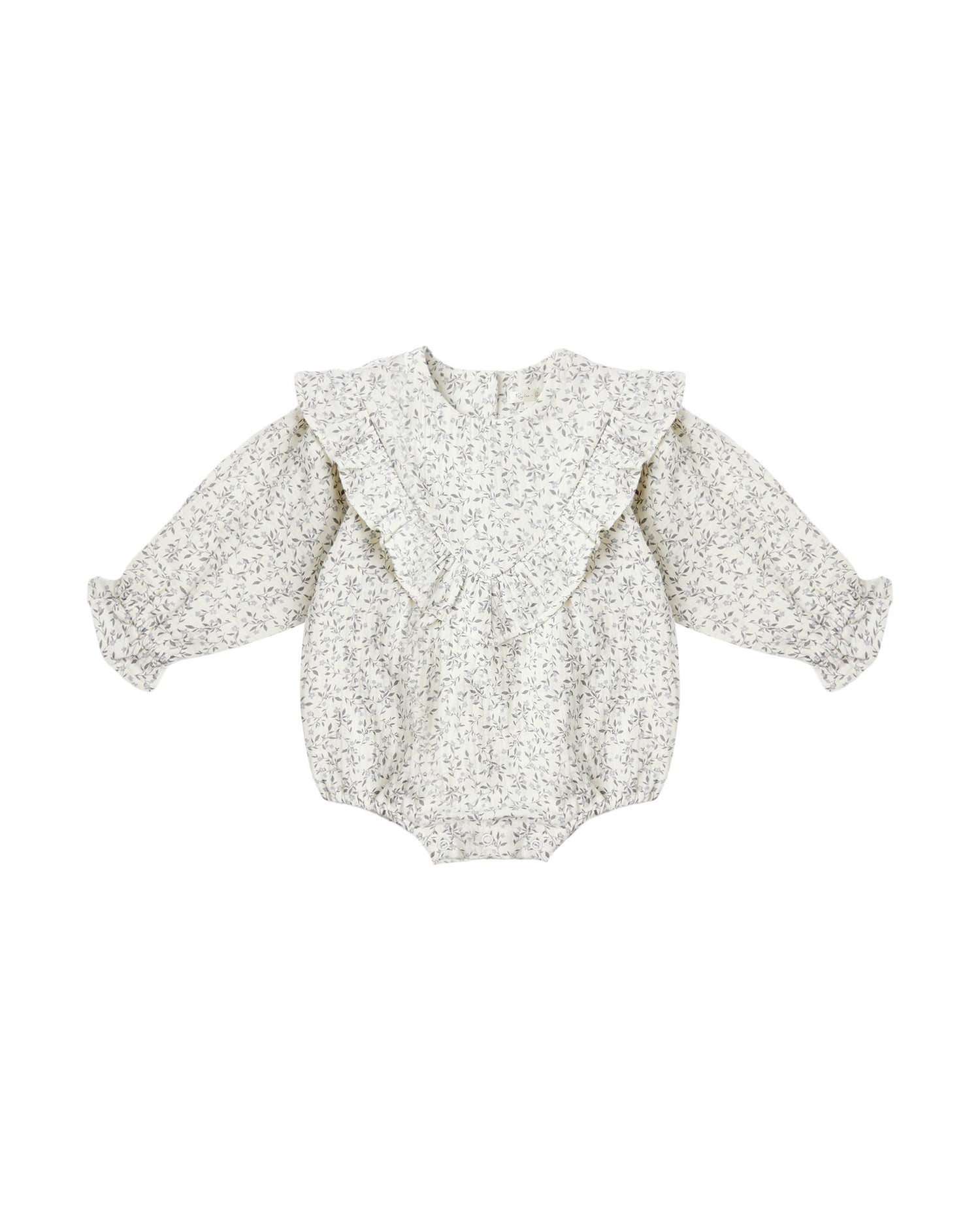 Winnie Romper: Blue Vines