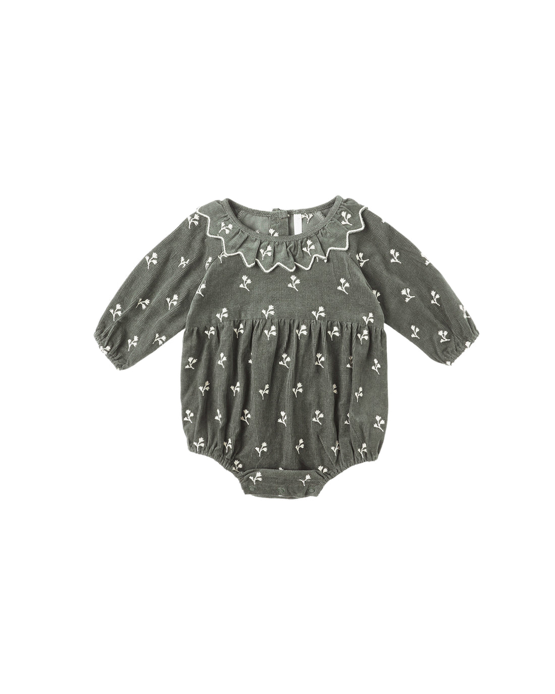 Freya Romper: Blossom Embroidery