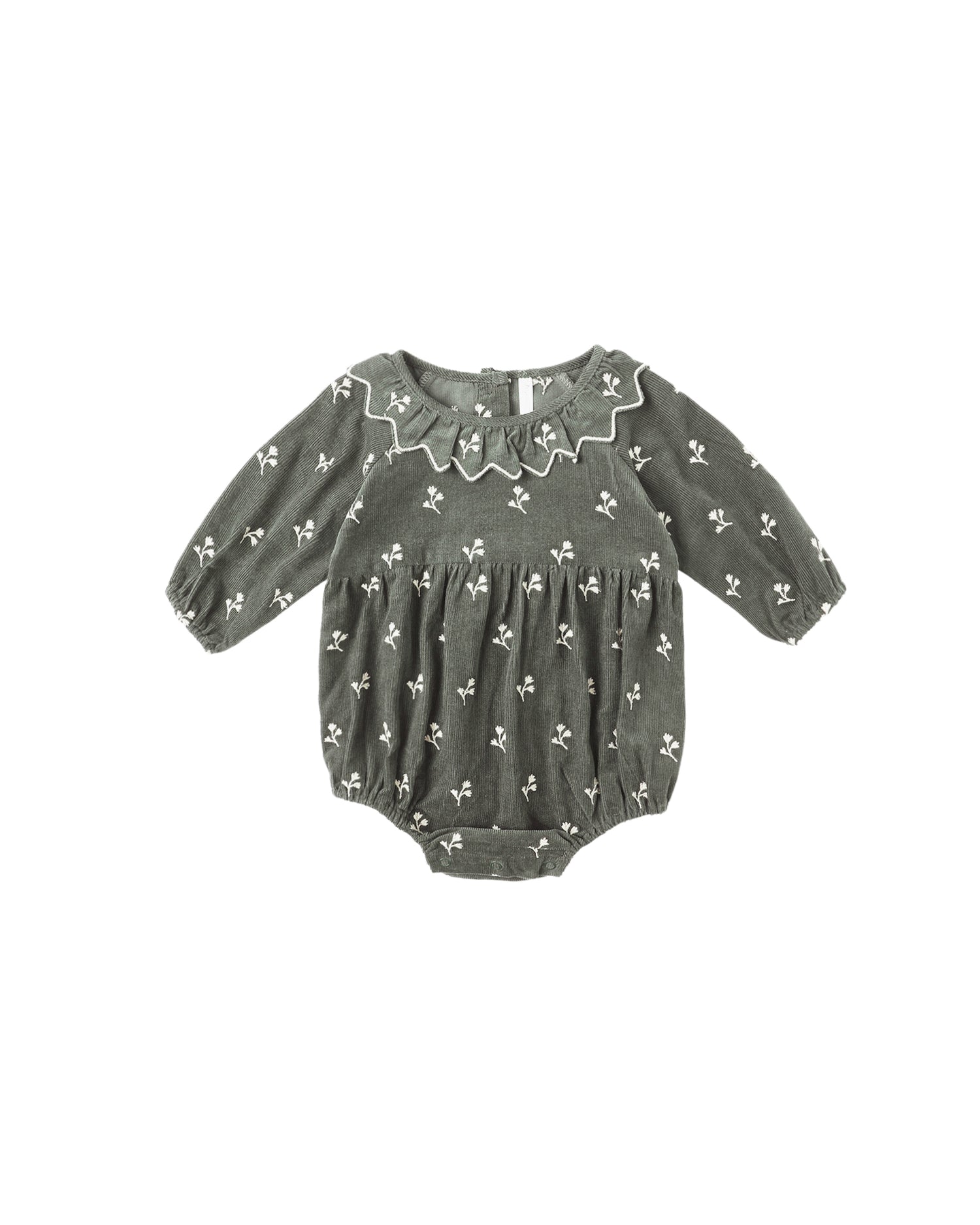 Freya Romper: Blossom Embroidery