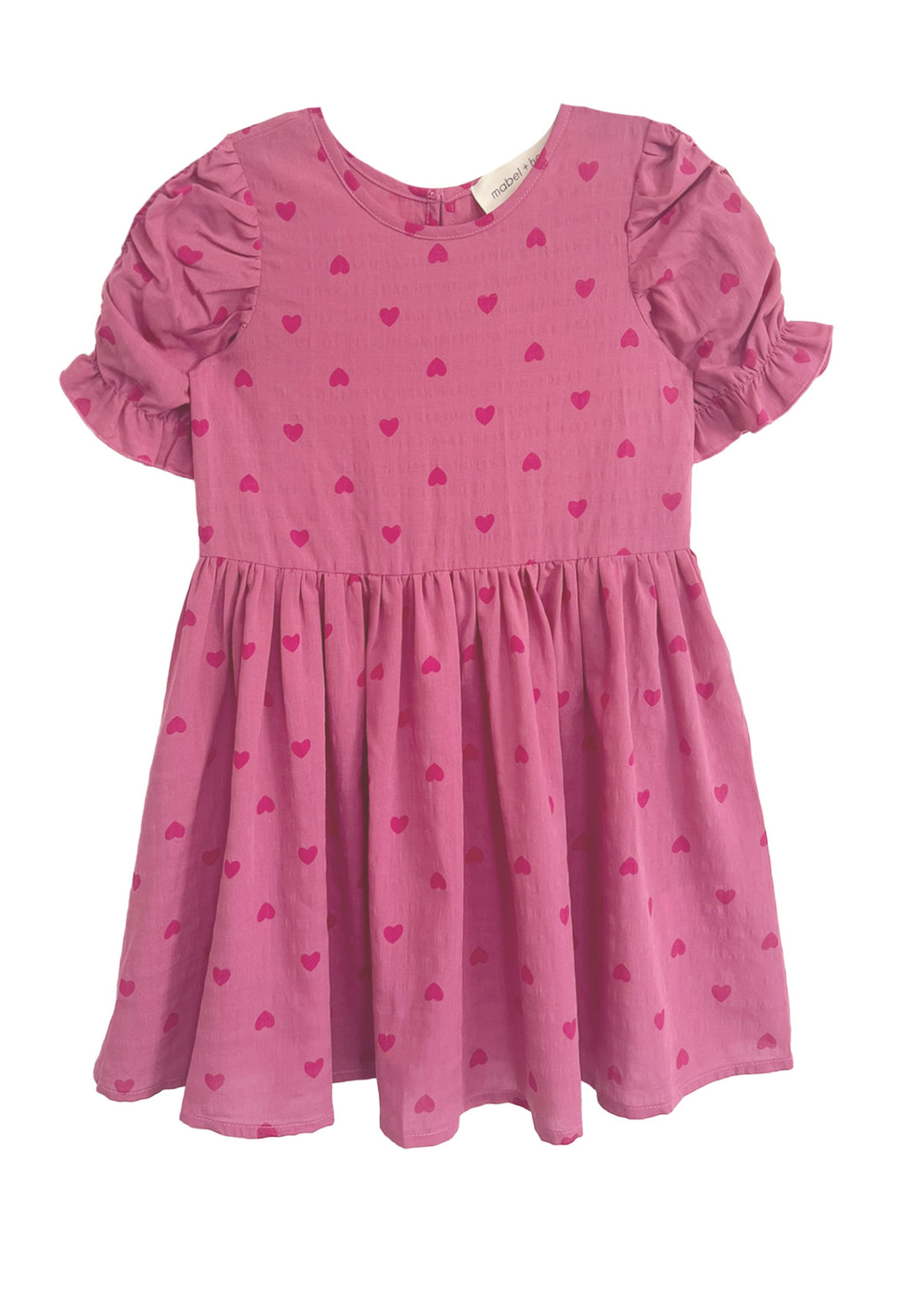 Perfect in Pink SS Dress: Hearts