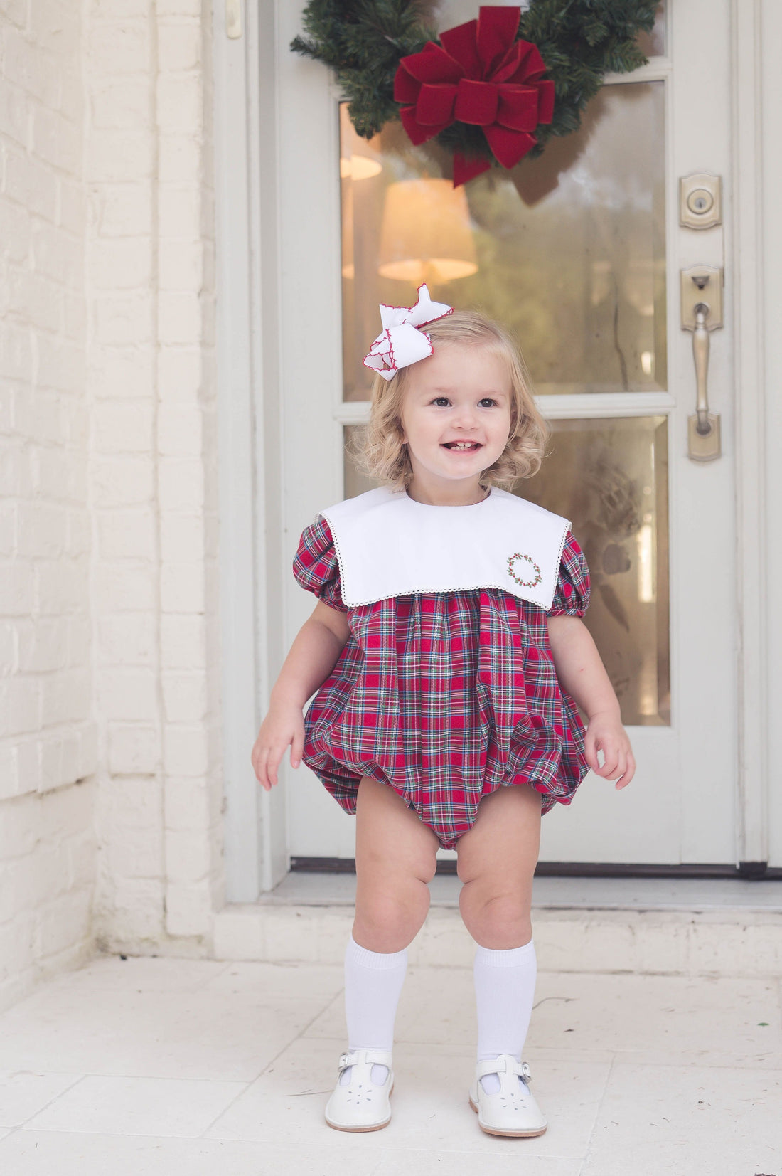 Hope Chest Bubble: Woodstock Plaid, Wreath