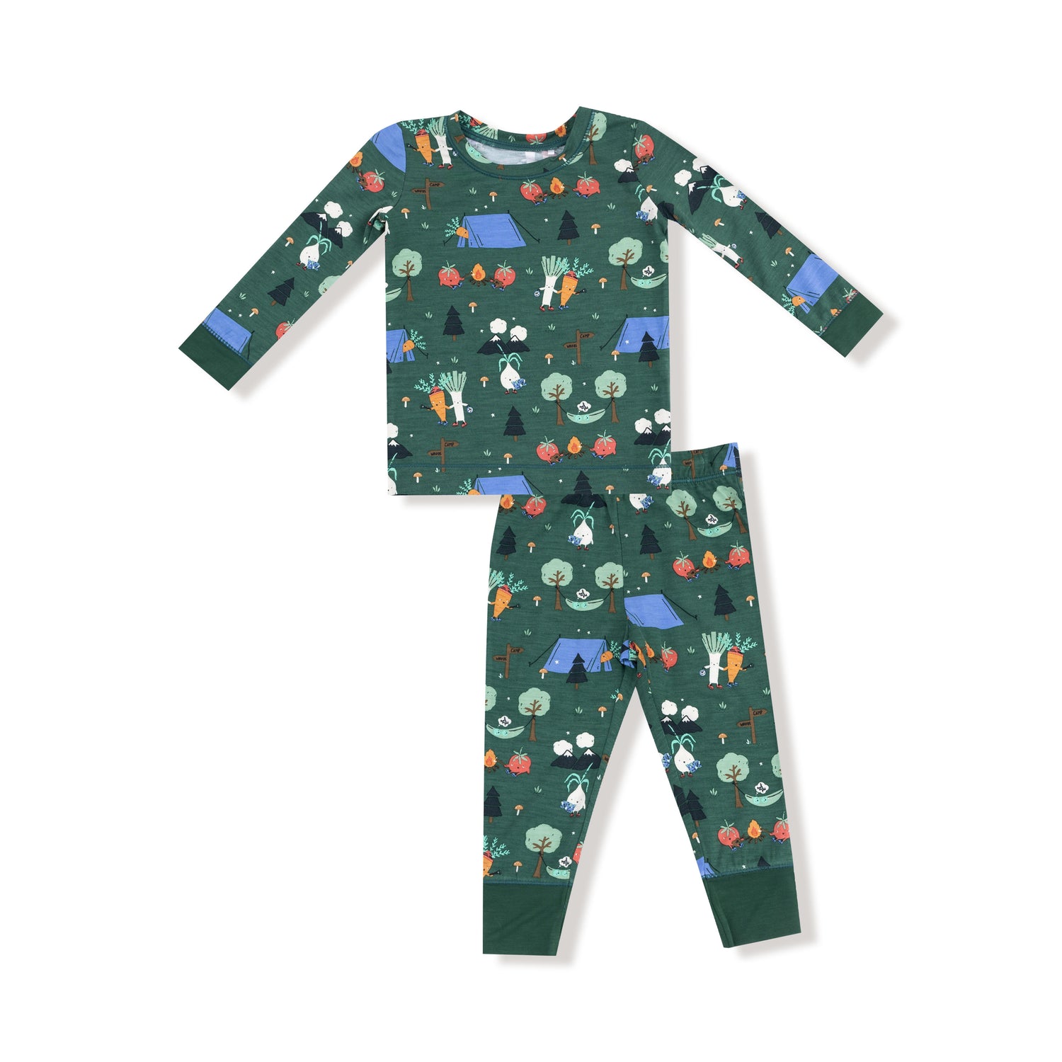 Camping Veggies LS Loungewear Set