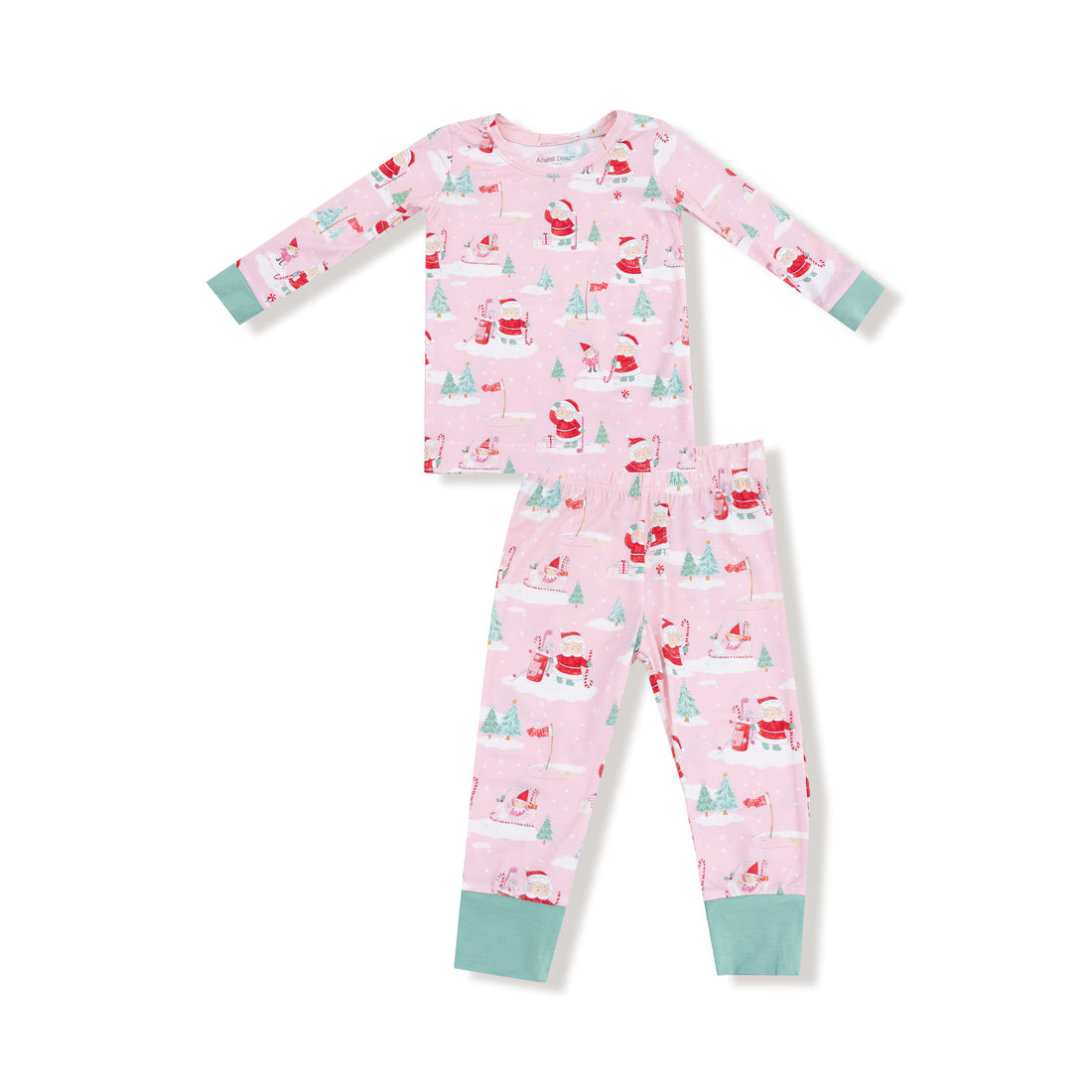 Golfing Mrs. Claus And Elves  L/s Loungewear Set