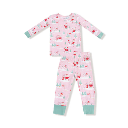 Golfing Mrs. Claus And Elves  L/s Loungewear Set