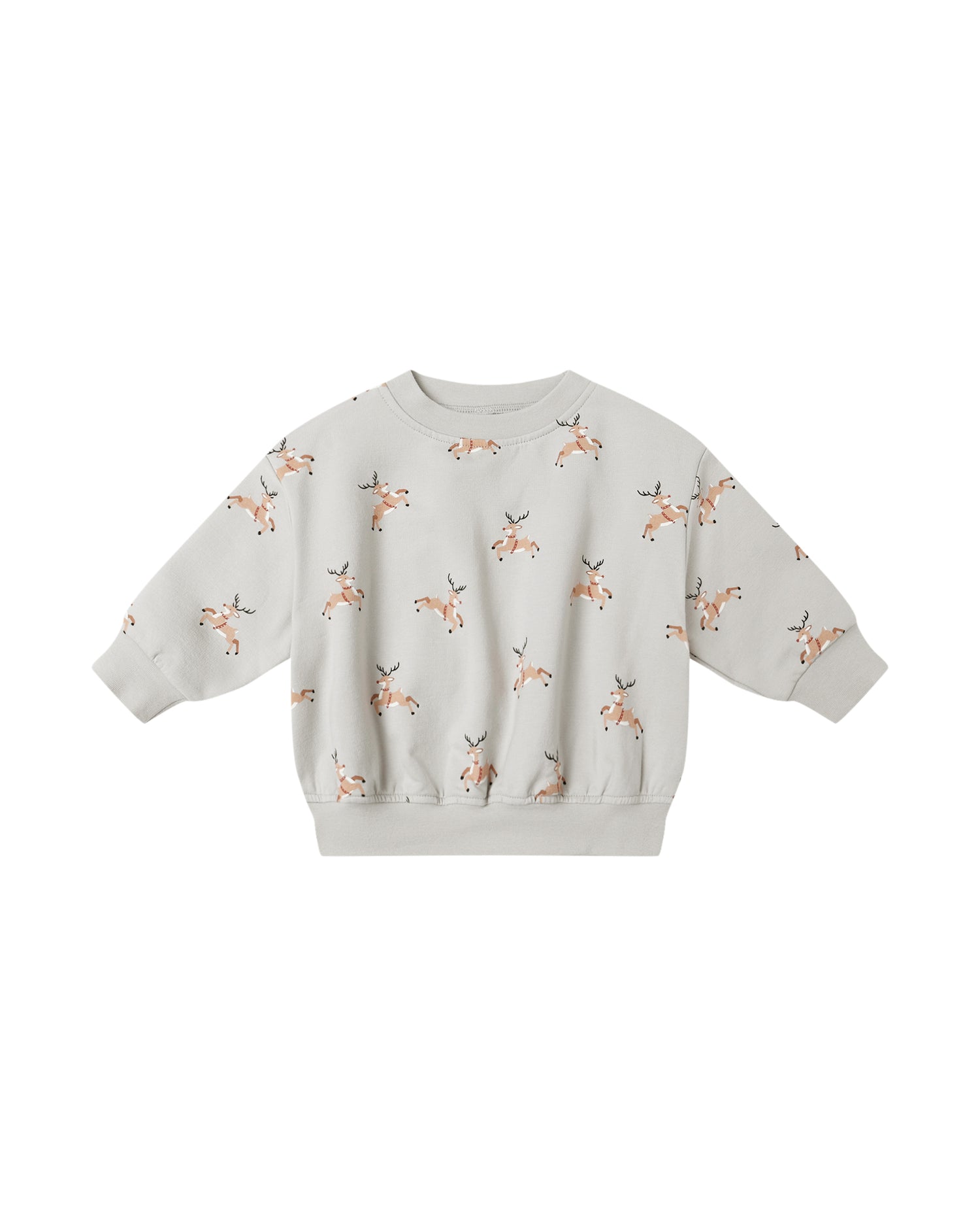 Reindeer Relaxed Fleece Sweatshirt