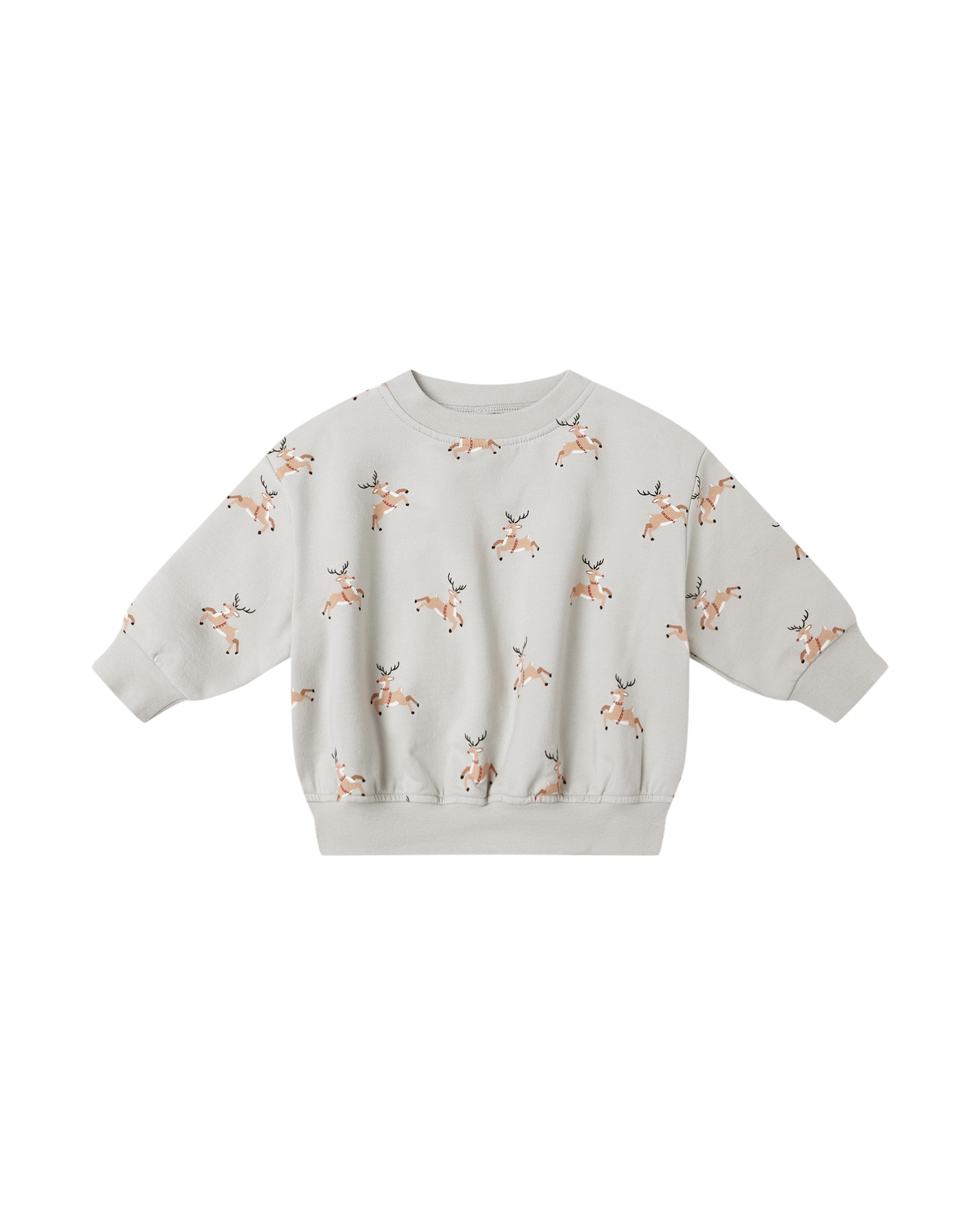 Reindeer Relaxed Fleece Sweatshirt