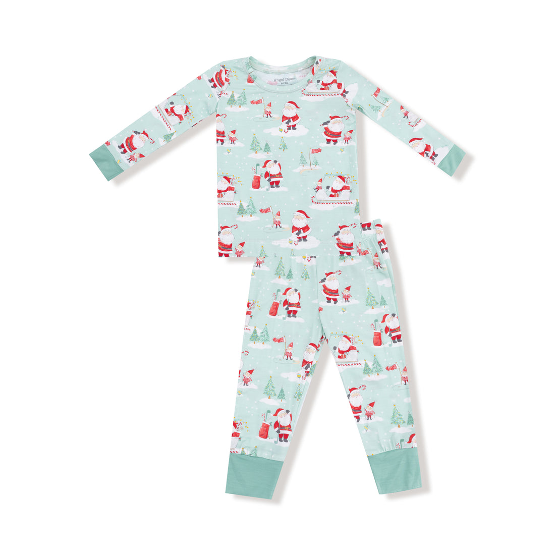 Golfing Santa And Elves L/s Loungewear Set