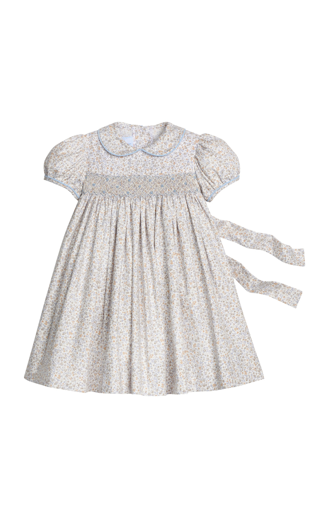 Smocked Peter Pan Dress: Winthrop Floral