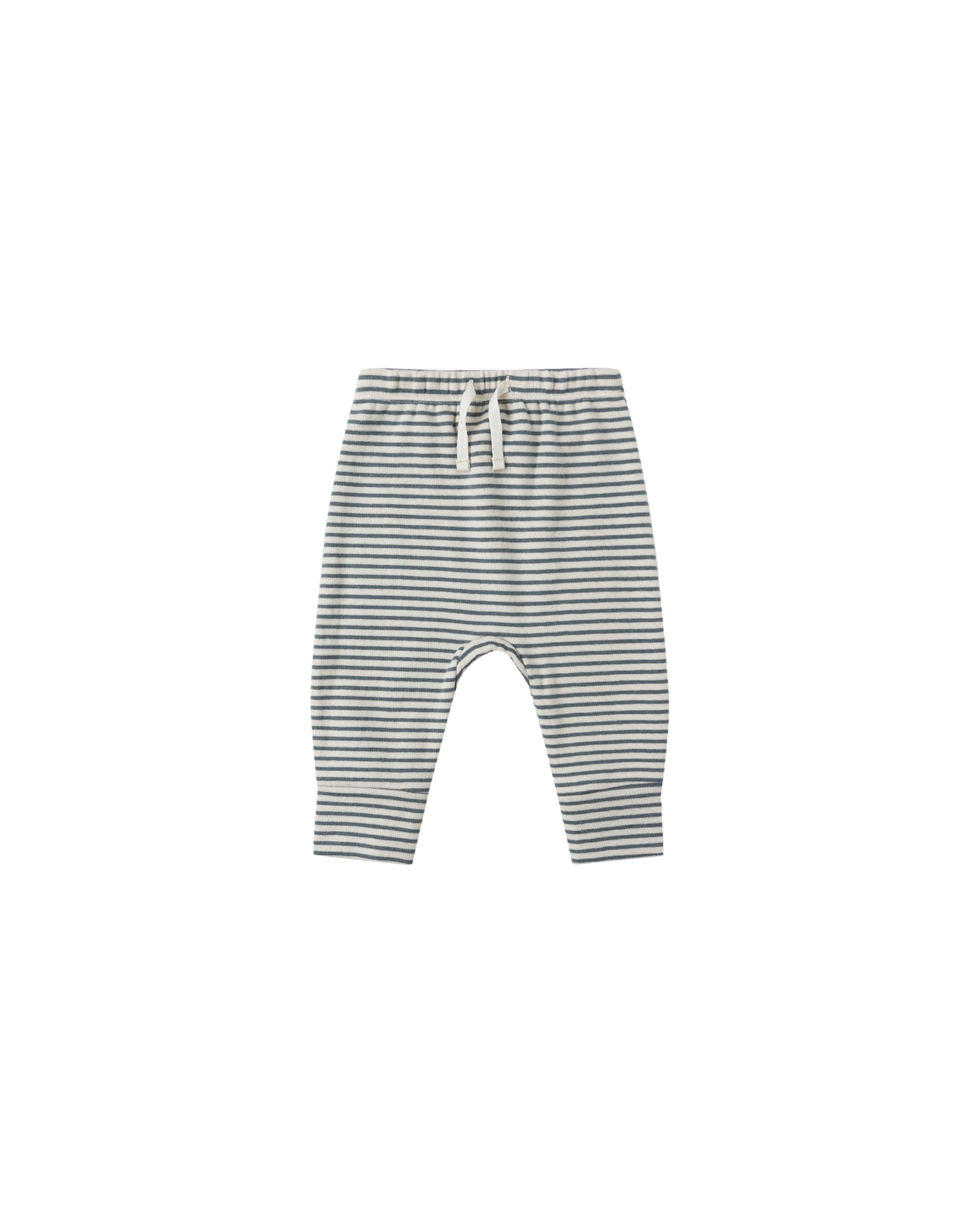 Drawstring Pants: Ocean Micro Stripe