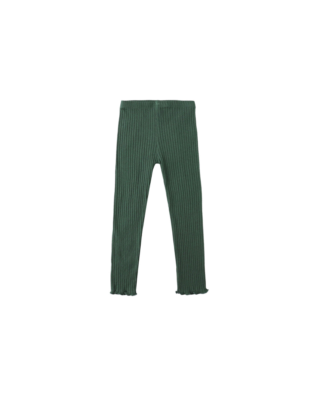 Ribbed Legging: Green
